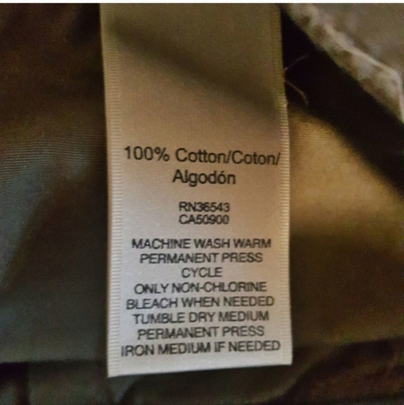 VAN HEUSEN Mid Rise Utility Khaki Cropped Pants - Picture 5 of 10